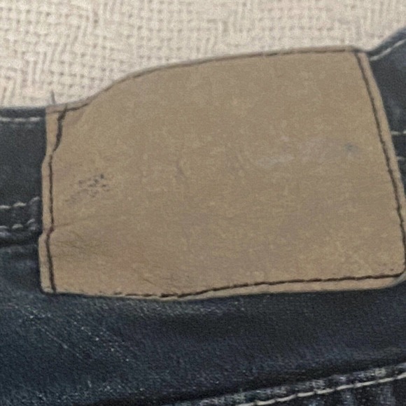 Red Ape Authentic Jeans Dark Wash Denim Embroidered Streetwear - Picture 15 of 16